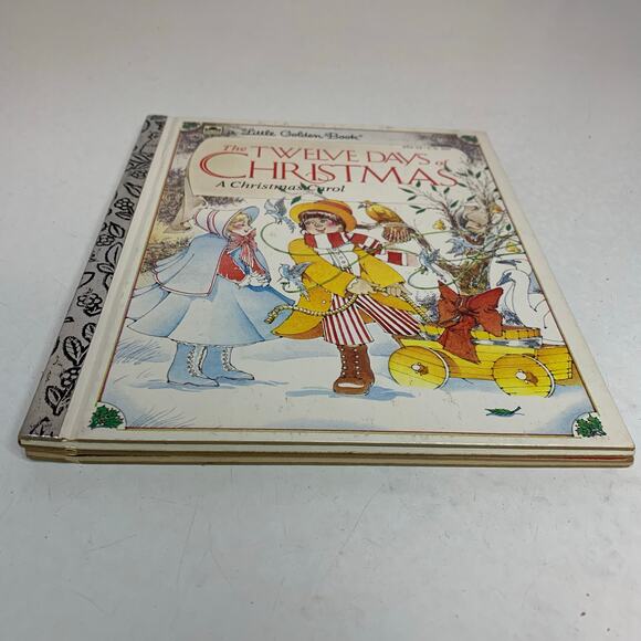2 Vintage Little Golden Books Christmas Themed 12 Days And ‘Twas The Night - Picture 10 of 10